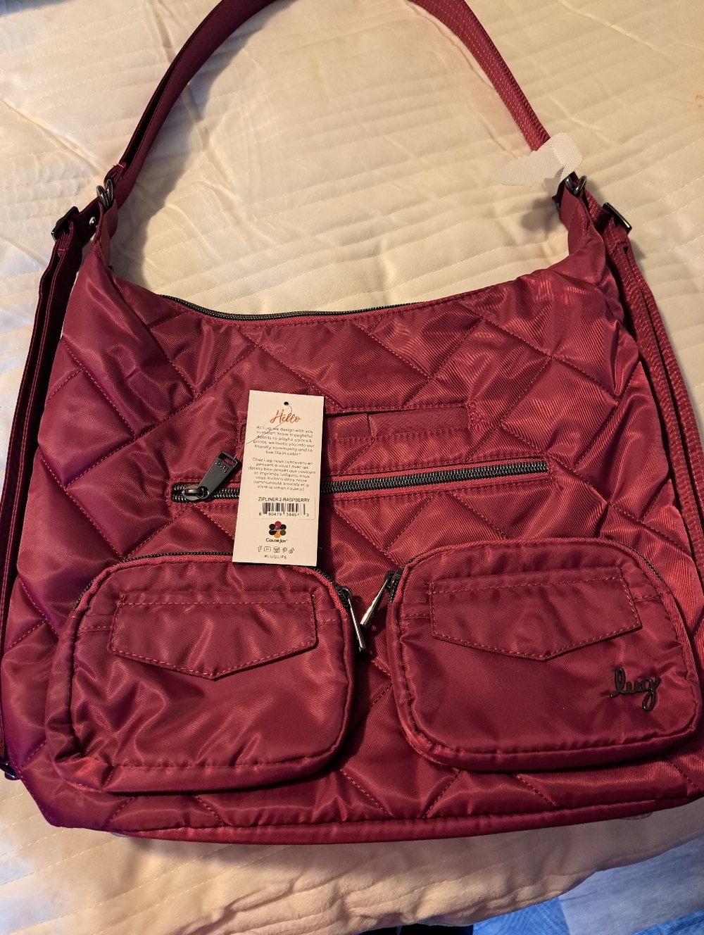 Lug Zipliner In Raspberry